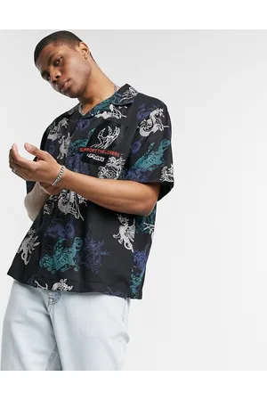 Diesel Print shirt in blue