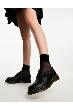 Dr martens flat shoes best sale