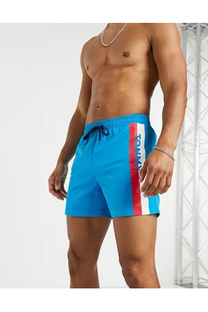 Tommy Hilfiger Medium length swim short in azure blue