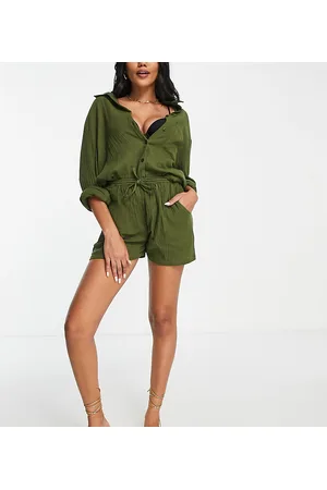 Esmée Esmee Exclusive beach shorts in khaki - part of a set