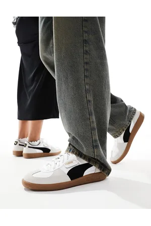 PUMA Palermo Special sneakers in white and black