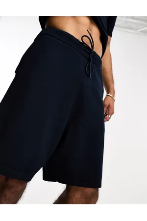 SELECTED Knitted short with drawstring waist in - part of a set