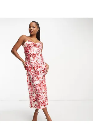 EVER NEW Strappy maxi dress in floral