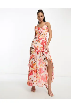 EVER NEW Ruffle maxi dress in floral