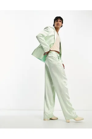 ASOS Wide leg suit pants in satin