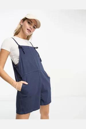 Monki Lightweight denim romper in