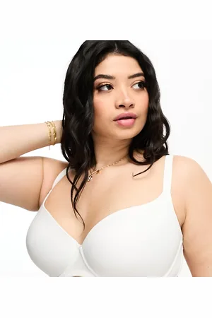 ASOS ASOS DESIGN Curve microfiber molded t-shirt bra in