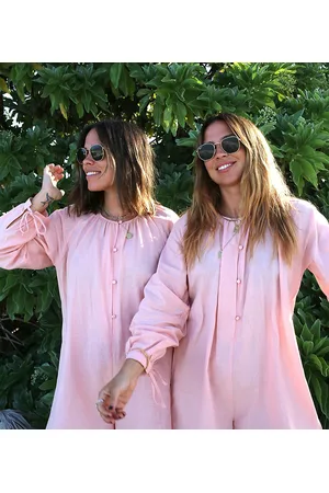 Labelrail X Collyer Twins oversized romper in pale