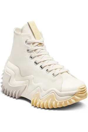 Converse Run Star Motion Hi Trance Form sneakers in egret/soft sunshine