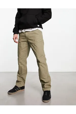 Only & Sons Loose fit worker pants in khaki