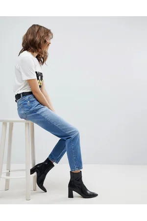 SELECTED Femme High Rise Mom Jeans in