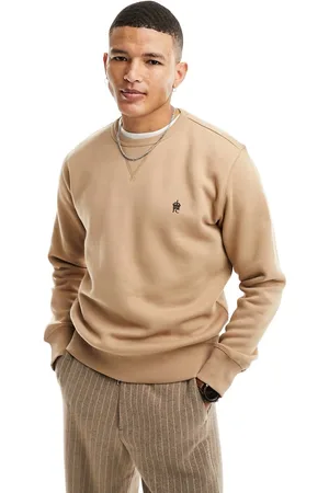 French Connection Crew neck sweatshirt in camel