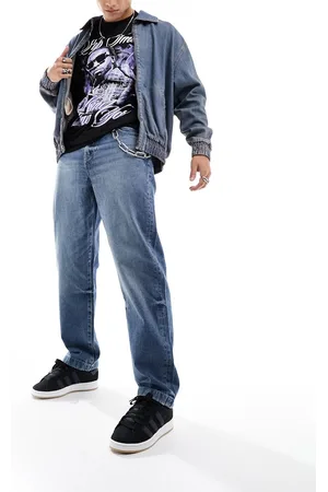 ASOS Baggy jeans in mid wash