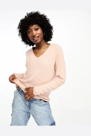 VERO MODA Lightweight v neck knit sweater in