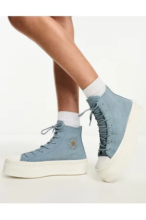 Converse Chuck Taylor All Star Modern Lift Hi suede sneakers in
