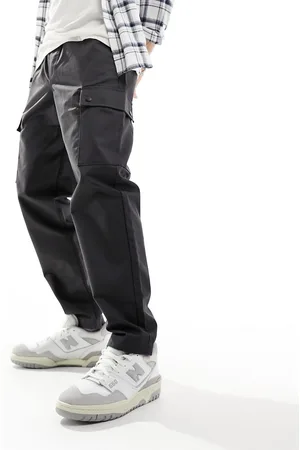 JACK & JONES Wide leg tapered drawstring cargo pants in