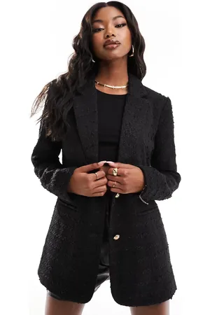 NA-KD Tweed blazer in