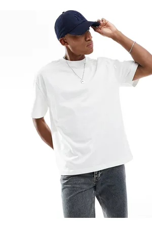River Island Studio oversized t-shirt in ecru