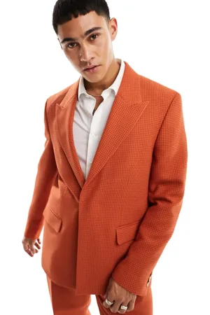 Viggo Waffle suit jacket in burnt