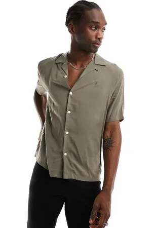AllSaints Venice short sleeve shirt in