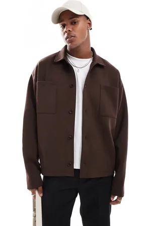 ASOS Oversized scuba shacket in