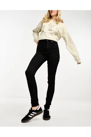 Monki Oki high rise skinny jeans in