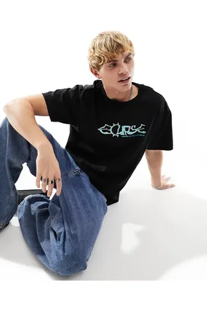Weekday Oversized t-shirt with eclipse graphic print in