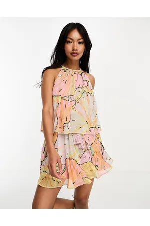 River Island Ruffle embellished romper in floral