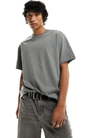 Weekday Oversized T-shirt in khaki gray