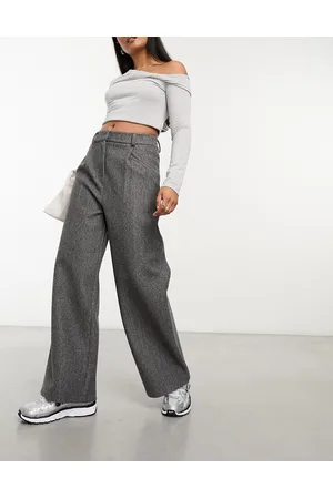 COLLUSION Wide leg baggy tailored pants in
