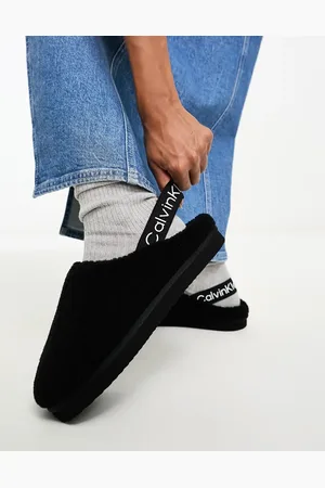 Calvin Klein Home sherpa clog slippers in