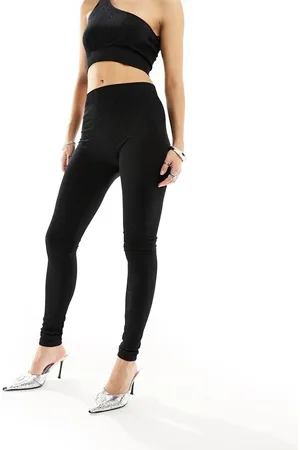 Noisy May Seamless leggings in glitter - part of a set
