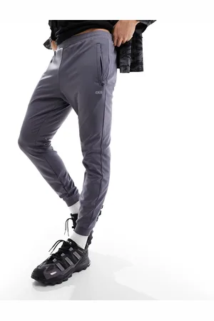 ASOS Icon training slim sweatpants with quick dry in charcoal