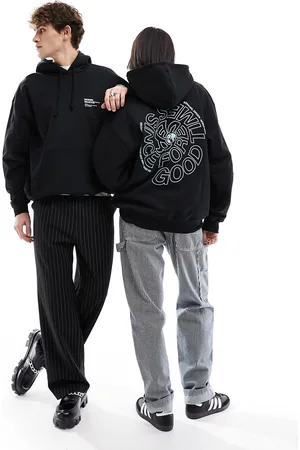 Dr Denim Unisex Damien heavyweight hoodie with 