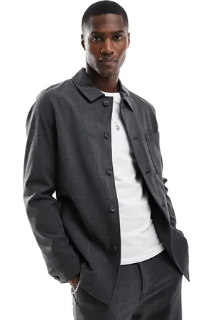 SELECTED Hybrid suit jacket in check