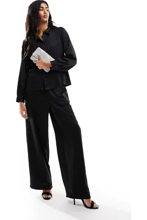 ONLY Wide leg satin pants in - part of a set