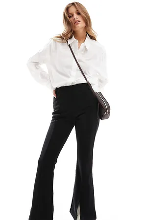 ONLY High waisted slit front legging pants in