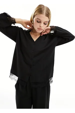 Object Lace detail shirt in - part of a set