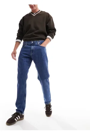 Calvin Klein 90s straight leg jeans in mid wash