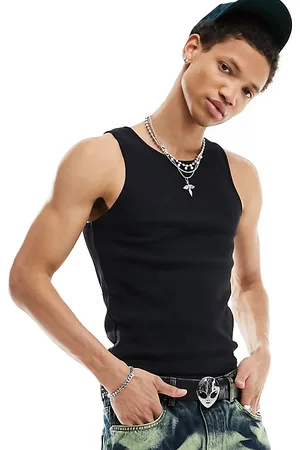 COLLUSION Ribbed tank top in