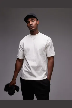 Topman Oversized fit T-shirt in ecru