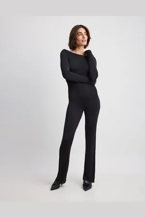 NA-KD Open back jumpsuit in