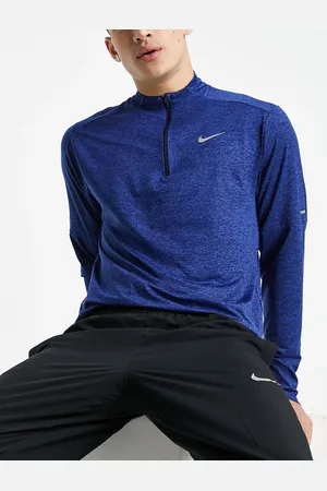 Nike DRI-FIT Element half-zip top in royal