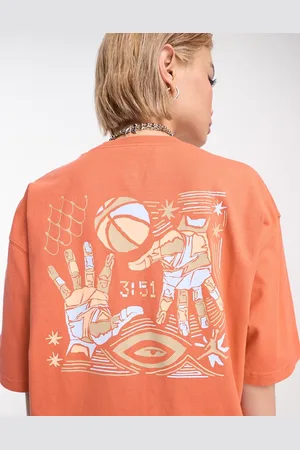 Nike Jordan printed t-shirt in orange