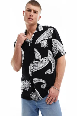 River Island Short sleeve shirt in paisley