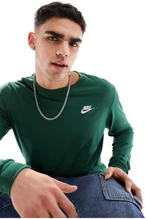 Nike Club long sleeve t-shirt in dark