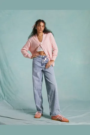 Boxer Waistband Wide Leg Pants