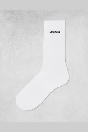 COLLUSION Unisex branded sock in
