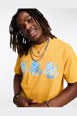 Huf Sun god washed T-shirt in with chest print