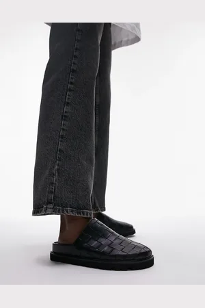 Topshop Beau woven mules in